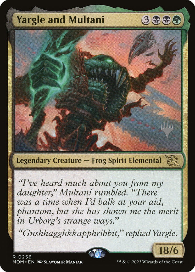 Yargle and Multani (Promo Pack) [March of the Machine Promos] | North Game Den