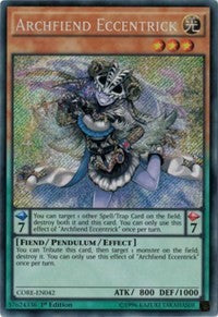 Archfiend Eccentrick [CORE-EN042] Secret Rare | North Game Den