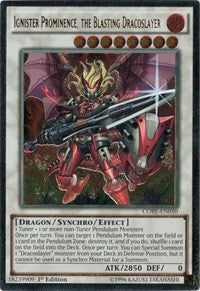 Ignister Prominence, the Blasting Dracoslayer (UTR) [CORE-EN050] Ultimate Rare | North Game Den