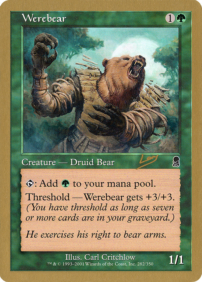 Werebear (Raphael Levy) [World Championship Decks 2002] | North Game Den