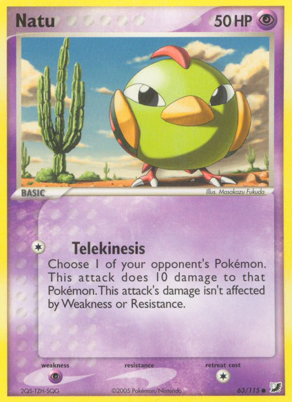 Natu (63/115) [EX: Unseen Forces] | North Game Den