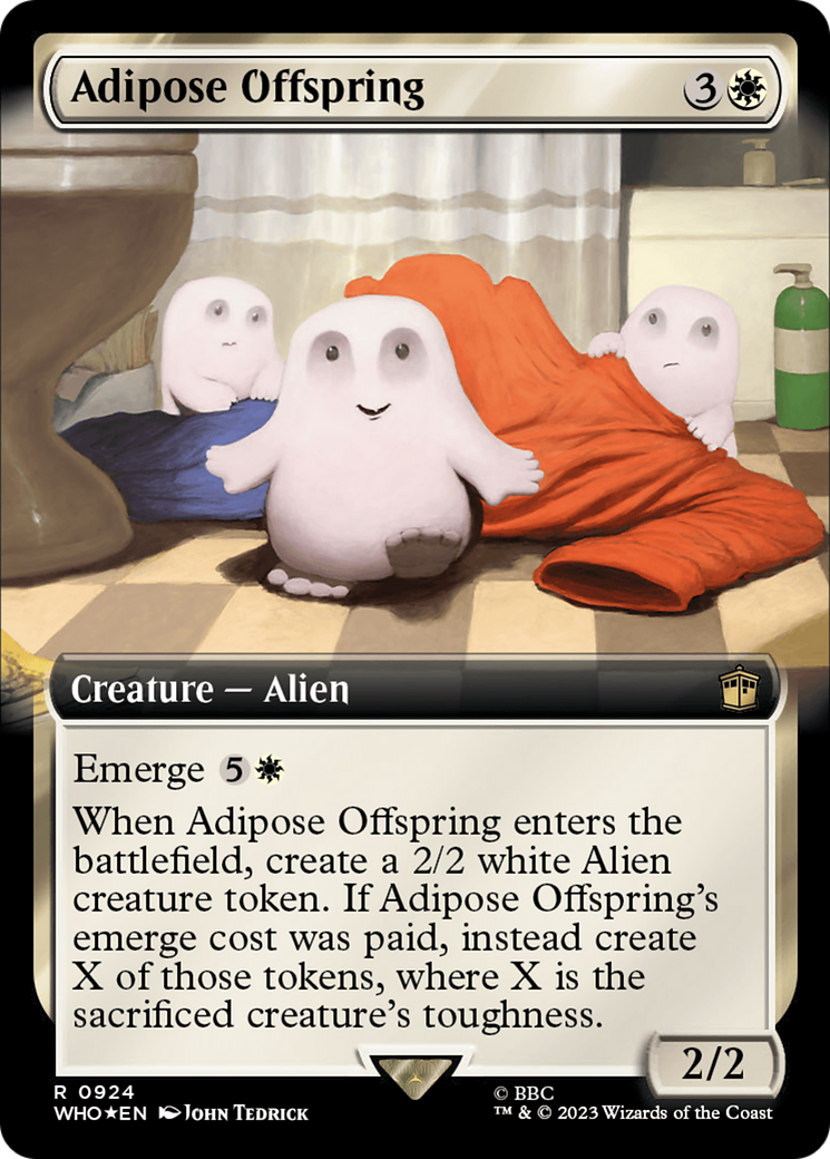 Adipose Offspring (Extended Art) (Surge Foil) [Doctor Who] | North Game Den