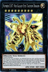 Number C107: Neo Galaxy-Eyes Tachyon Dragon [MP15-EN023] Super Rare | North Game Den