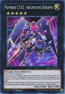 Number C102: Archfiend Seraph [MP15-EN024] Super Rare | North Game Den