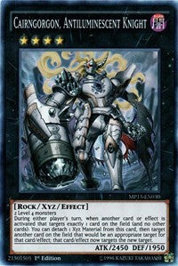 Cairngorgon, Antiluminescent Knight [MP15-EN030] Super Rare | North Game Den