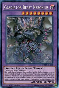 Gladiator Beast Nerokius [MP15-EN051] Secret Rare | North Game Den