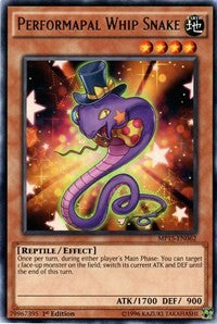 Performapal Whip Snake [MP15-EN062] Rare | North Game Den