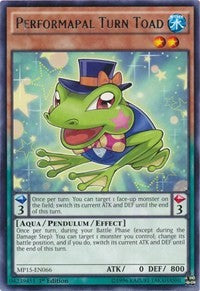 Performapal Turn Toad [MP15-EN066] Rare | North Game Den