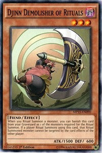 Djinn Demolisher of Rituals [MP15-EN090] Common | North Game Den