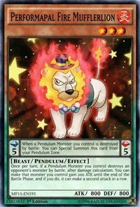 Performapal Fire Mufflerlion [MP15-EN191] Common | North Game Den