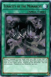 Tenacity of the Monarchs [MP15-EN232] Rare | North Game Den