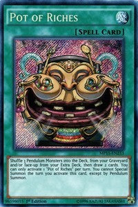 Pot of Riches [MP15-EN233] Secret Rare | North Game Den