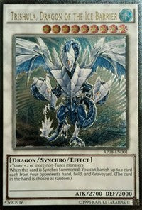 Trishula, Dragon of the Ice Barrier [AP08-EN001] Ultimate Rare | North Game Den