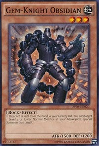 Gem-Knight Obsidian [AP08-EN020] Common | North Game Den
