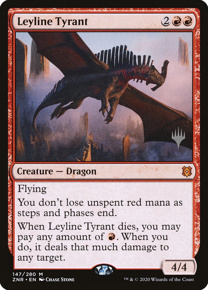 Leyline Tyrant (Promo Pack) [Zendikar Rising Promos] | North Game Den