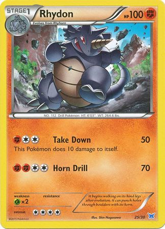 Rhydon (25/30) [XY: Trainer Kit 2 - Latios] | North Game Den