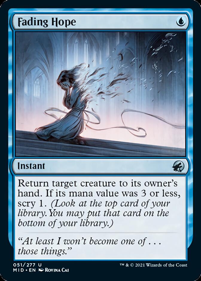 Fading Hope [Innistrad: Midnight Hunt] | North Game Den