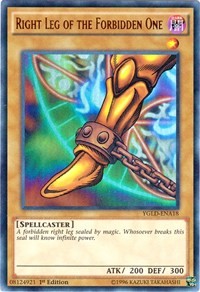 Right Leg of the Forbidden One (A) [YGLD-ENA18] Ultra Rare | North Game Den