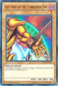 Left Arm of the Forbidden One (A) [YGLD-ENA21] Ultra Rare | North Game Den