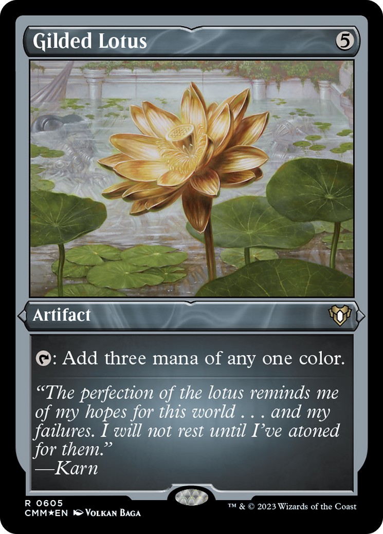 Gilded Lotus (Foil Etched) [Commander Masters] | North Game Den