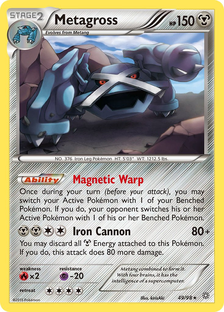 Metagross (49/98) (Theme Deck Exclusive) [XY: Ancient Origins] | North Game Den