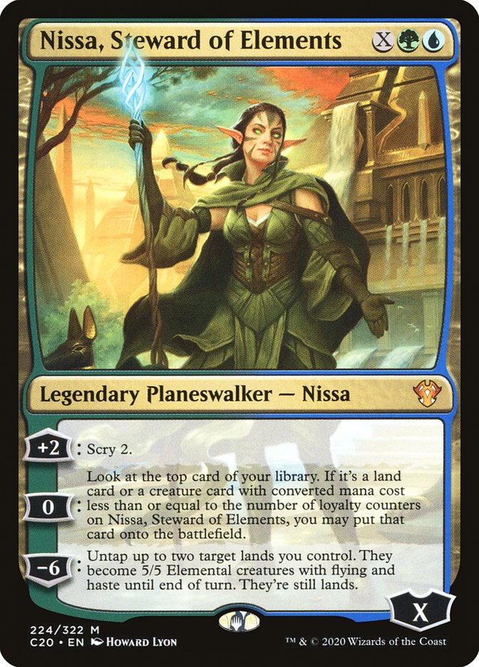 Nissa, Steward of Elements [Commander 2020] | North Game Den