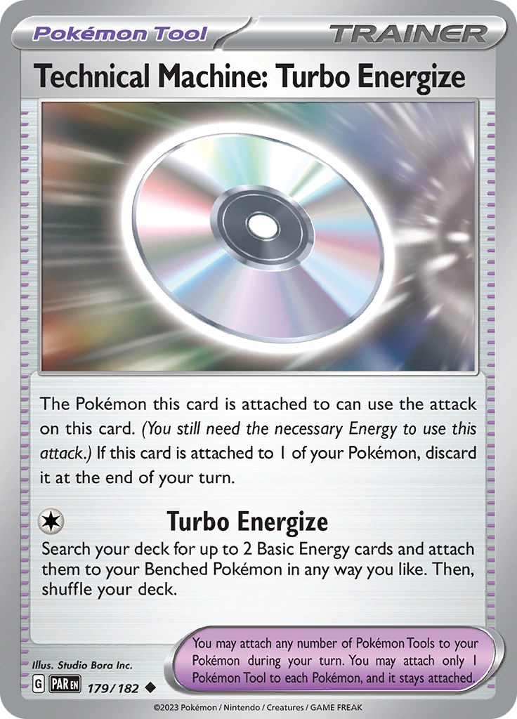 Technical Machine: Turbo Energize (179/182) [Scarlet & Violet: Paradox Rift] | North Game Den