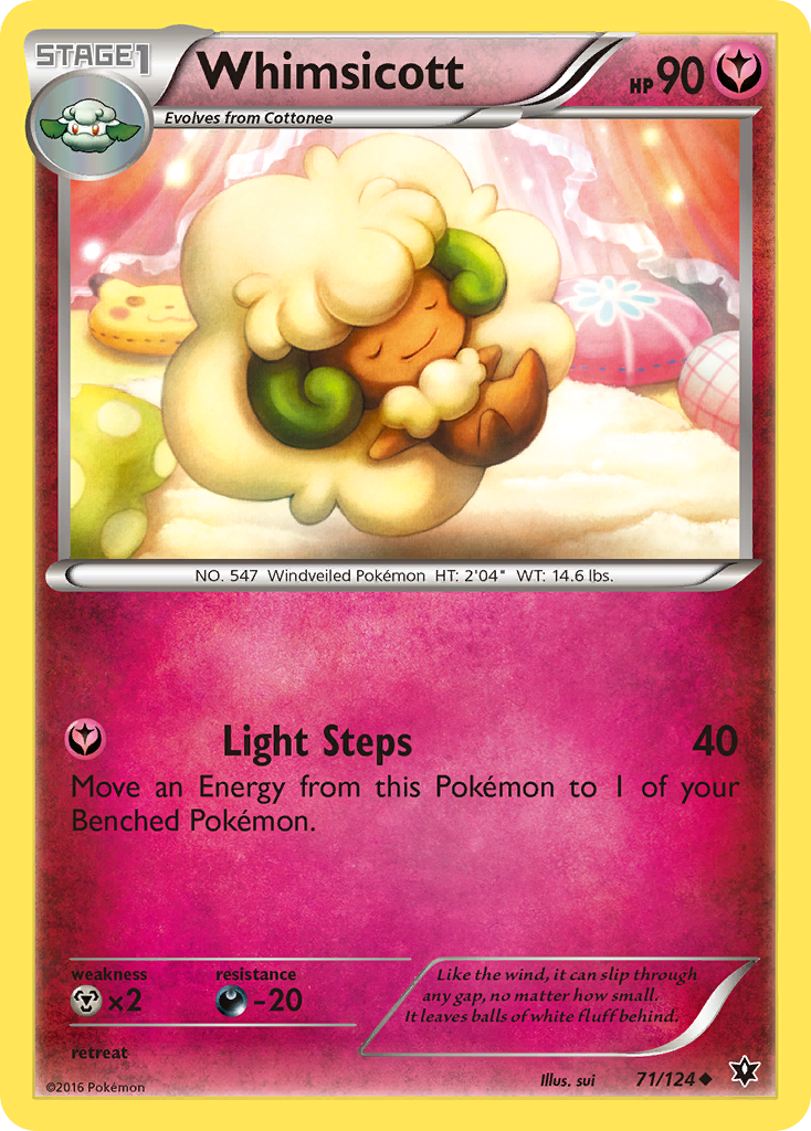 Whimsicott (71/124) [XY: Fates Collide] | North Game Den