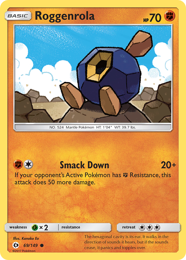 Roggenrola (69/149) [Sun & Moon: Base Set] | North Game Den