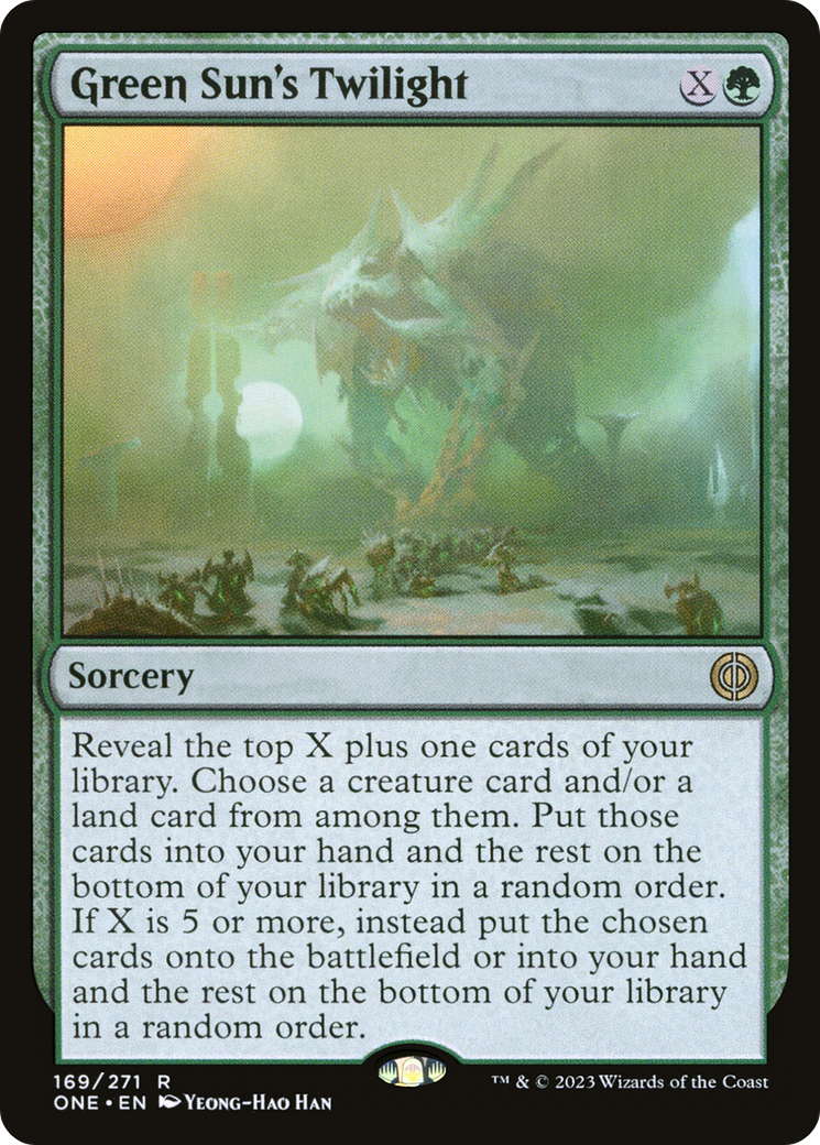 Green Sun's Twilight [Phyrexia: All Will Be One] | North Game Den