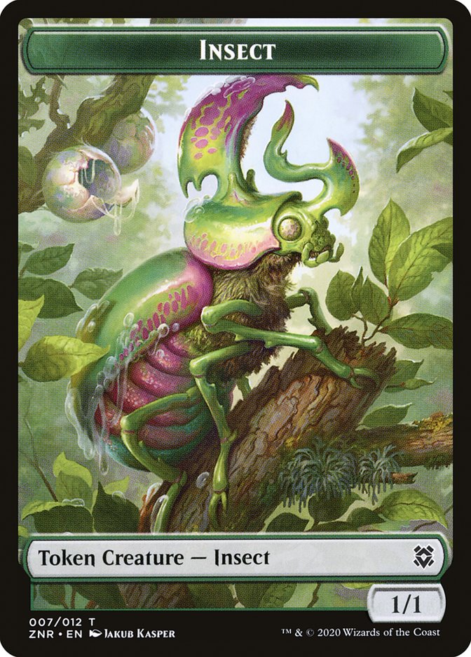 Insect Token [Zendikar Rising] | North Game Den