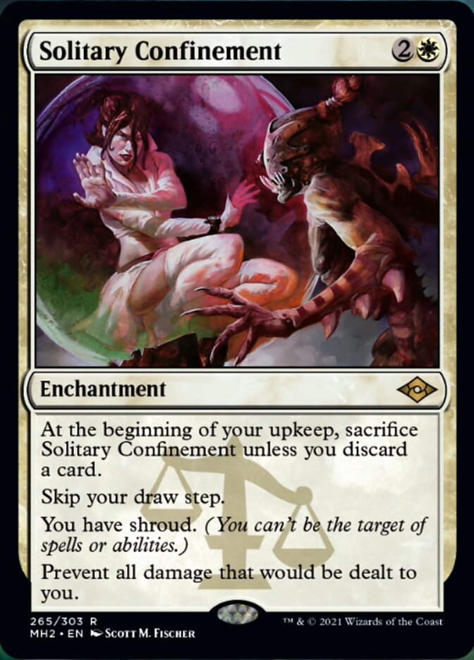 Solitary Confinement (Foil Etched) [Modern Horizons 2] | North Game Den