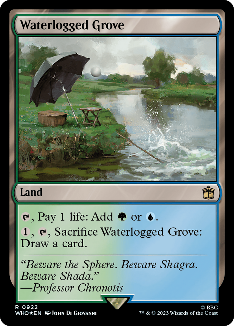 Waterlogged Grove (Surge Foil) [Doctor Who] | North Game Den