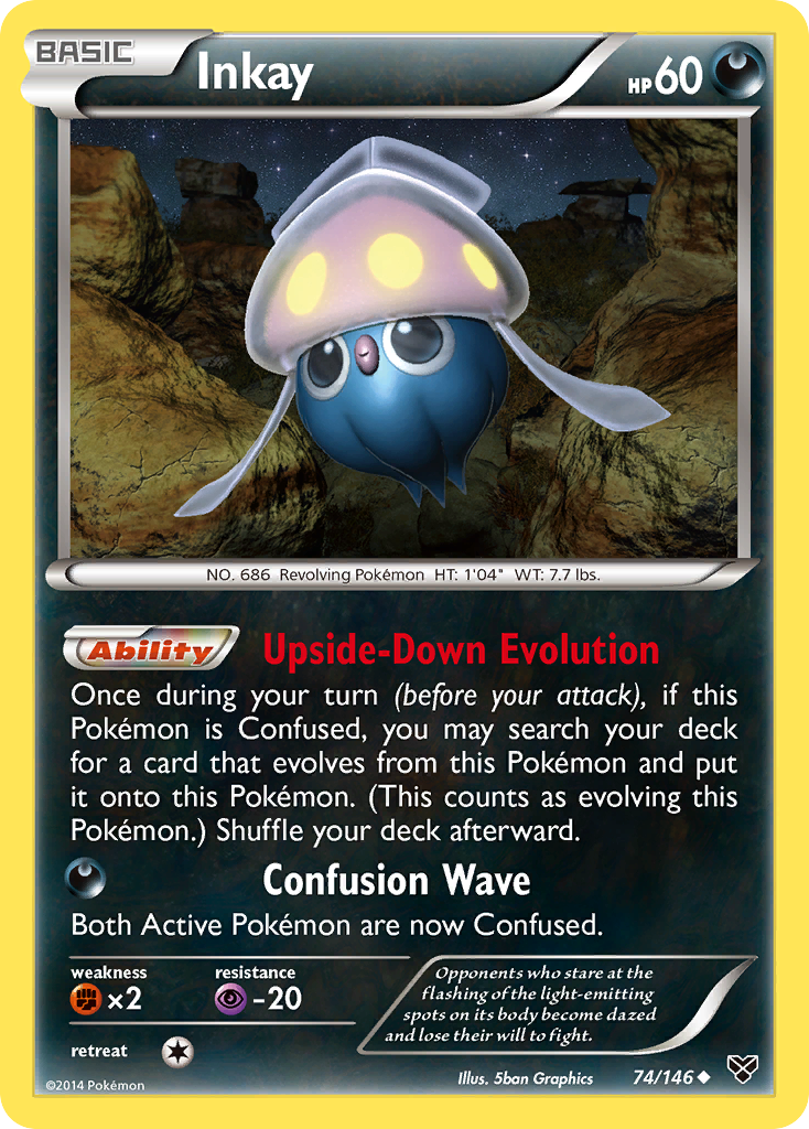 Inkay (74/146) [XY: Base Set] | North Game Den