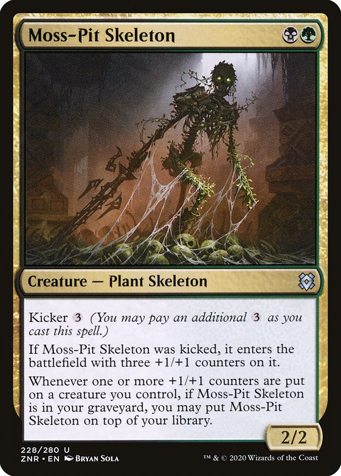 Moss-Pit Skeleton [Zendikar Rising] | North Game Den