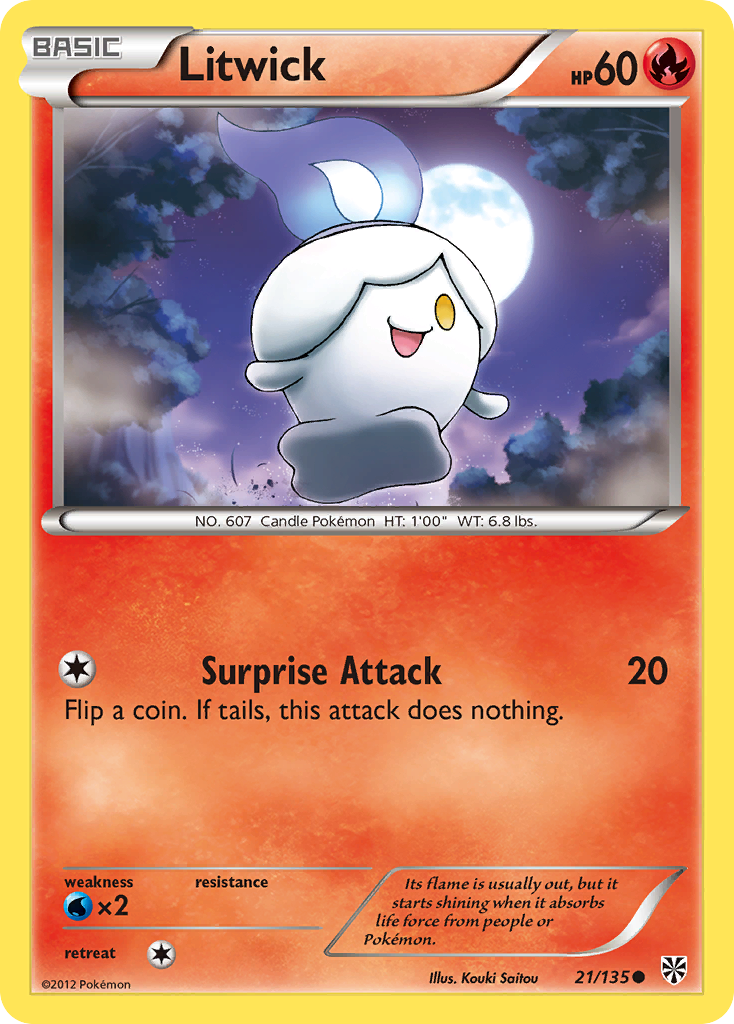 Litwick (21/135) [Black & White: Plasma Storm] | North Game Den