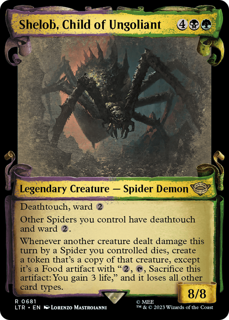 Shelob, Child of Ungoliant [The Lord of the Rings: Tales of Middle-Earth Showcase Scrolls] | North Game Den