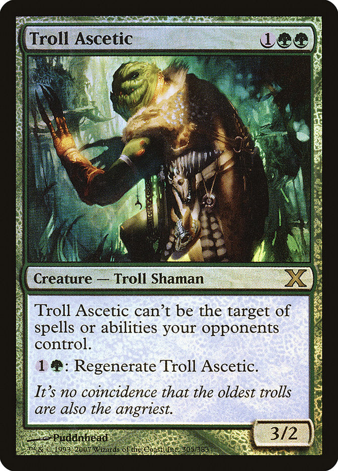 Troll Ascetic (Premium Foil) [Tenth Edition] | North Game Den