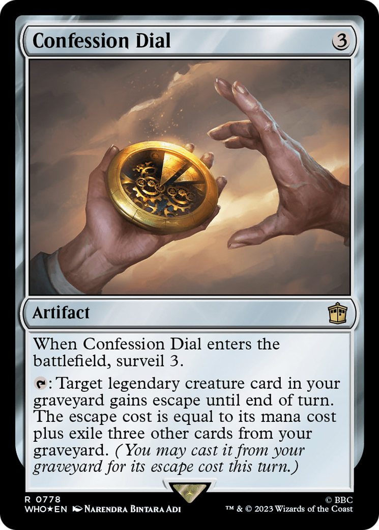 Confession Dial (Surge Foil) [Doctor Who] | North Game Den
