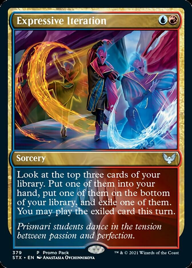 Expressive Iteration (Promo Pack) [Strixhaven: School of Mages] | North Game Den