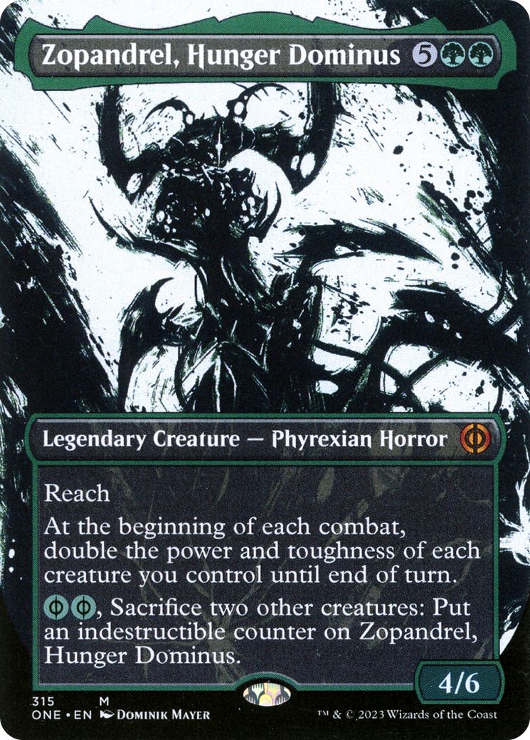 Zopandrel, Hunger Dominus (Borderless Ichor) [Phyrexia: All Will Be One] | North Game Den
