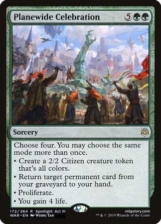 Planewide Celebration [War of the Spark] | North Game Den