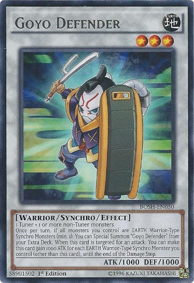 Goyo Defender [BOSH-EN050] Rare | North Game Den