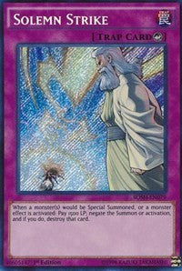 Solemn Strike [BOSH-EN079] Secret Rare | North Game Den