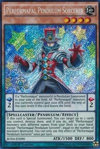 Performapal Pendulum Sorcerer [BOSH-EN090] Secret Rare | North Game Den