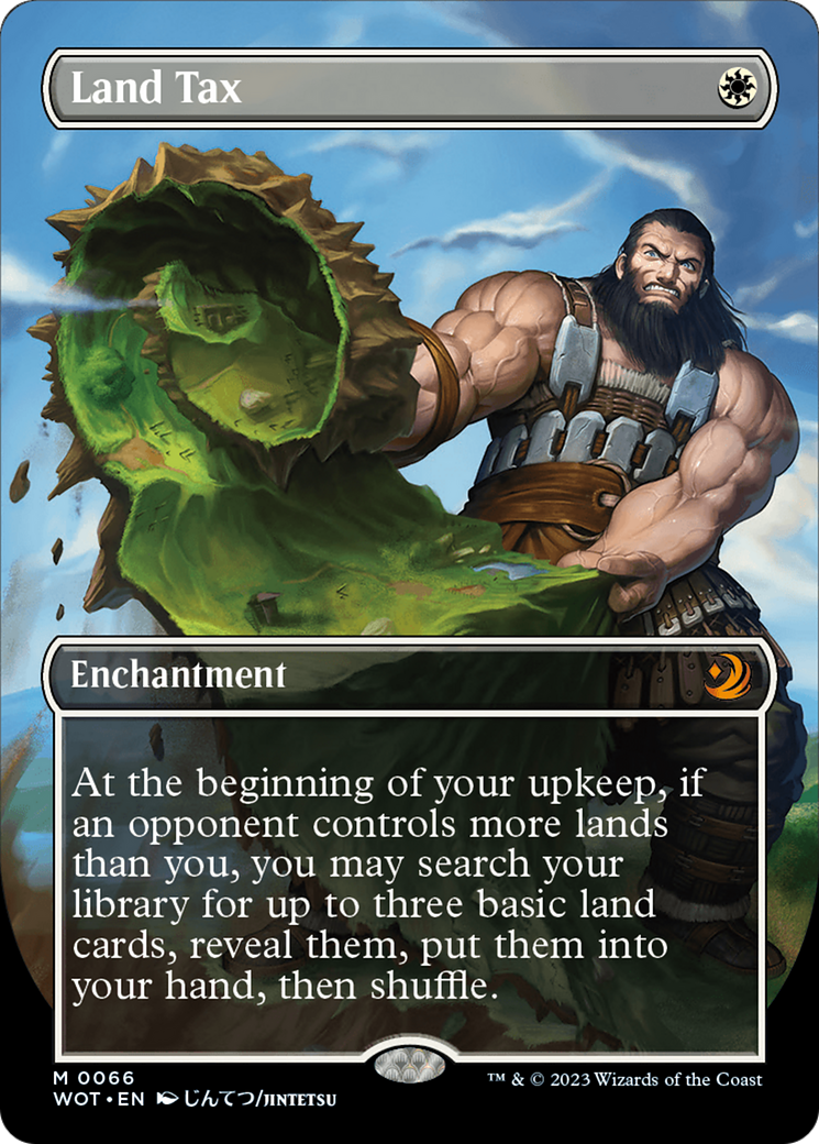 Land Tax (Anime Borderless) [Wilds of Eldraine: Enchanting Tales] | North Game Den