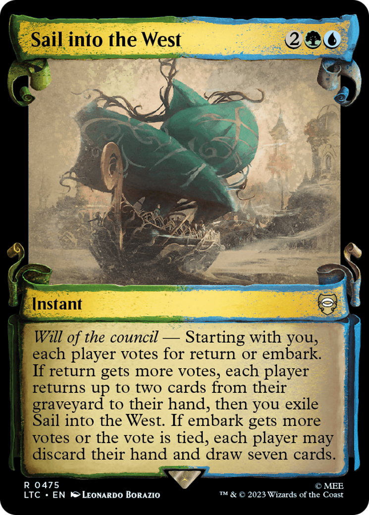 Sail into the West [The Lord of the Rings: Tales of Middle-Earth Commander Showcase Scrolls] | North Game Den
