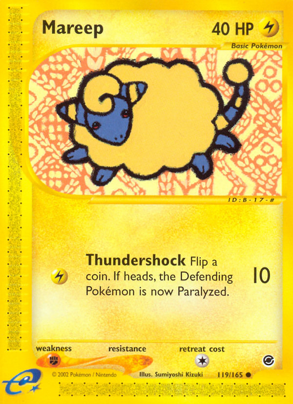 Mareep (119/165) [Expedition: Base Set] | North Game Den