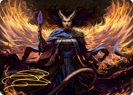 Farideh, Devil's Chosen Art Card (Gold-Stamped Signature) [Dungeons & Dragons: Adventures in the Forgotten Realms Art Series] | North Game Den