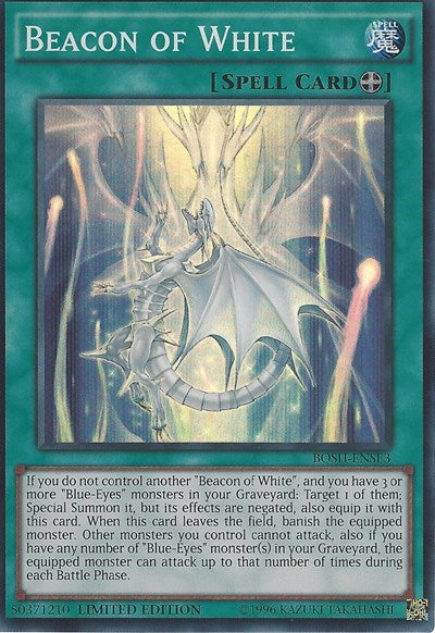 Beacon of White [BOSH-ENSE3] Super Rare | North Game Den